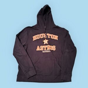 Houston Astros x MLB Merchandise spell out navy hoodie Size mens XL